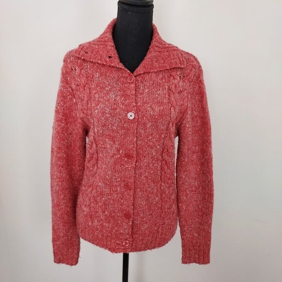 L.L.Bean Wool Blend Knit Cardigan - Picture 7 of 13